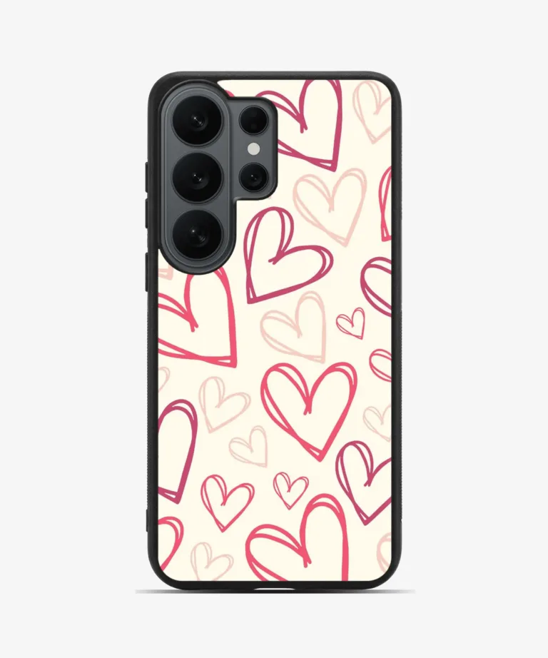 Outline Hearts Magsafe Case Cover for Samsung Galaxy S26 Ultra
