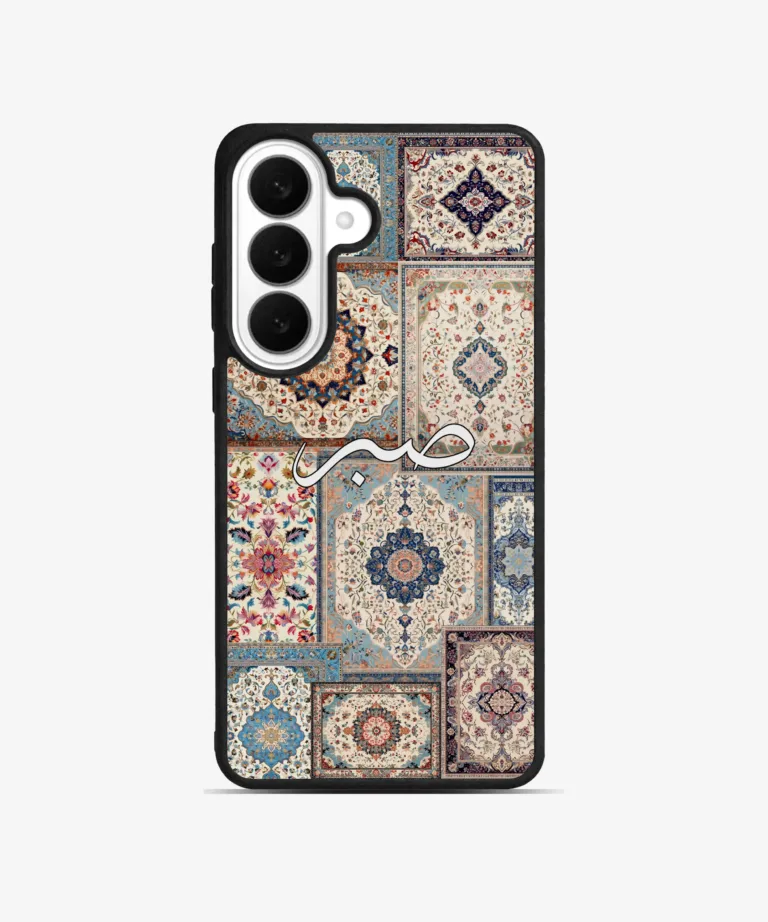 Sabr White-Biege Persian Design Magsafe Case for Samsung Galaxy S26