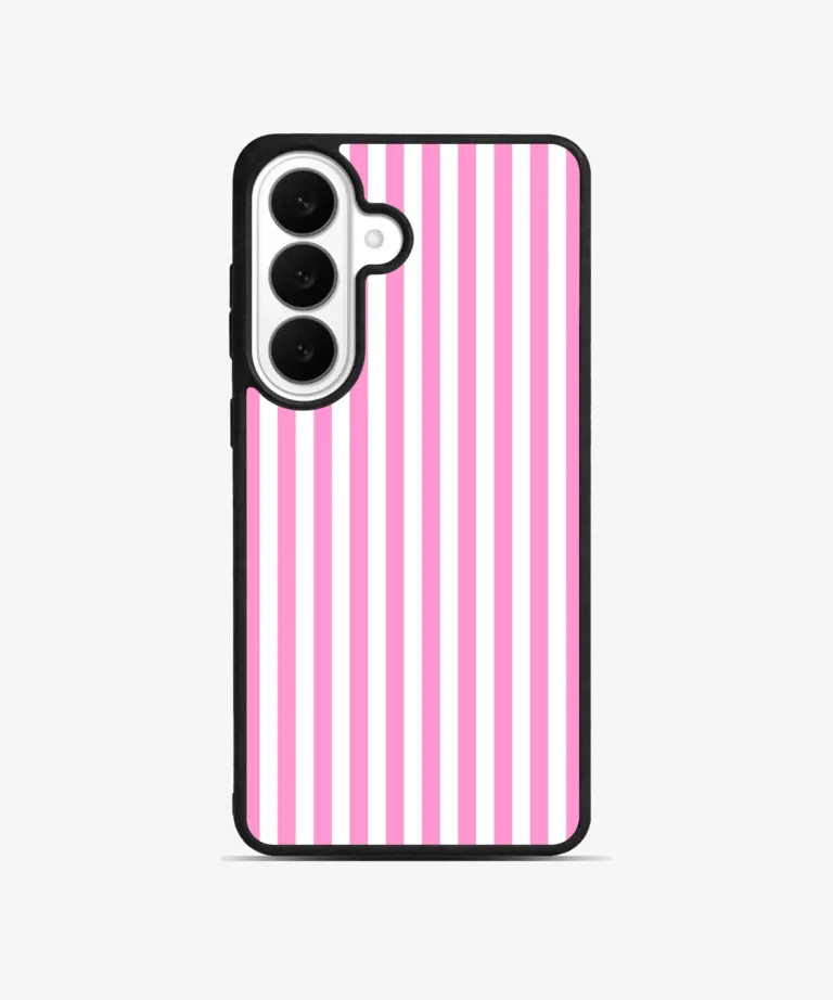 Pink Stripes Magsafe Case Cover for Samsung Galaxy S26