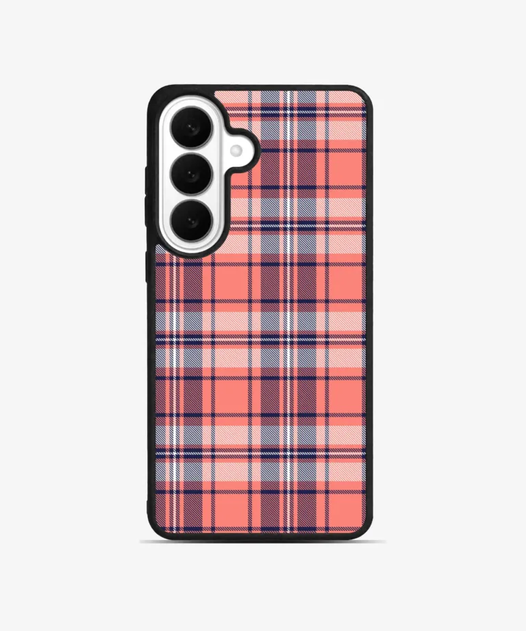 Sunset Tartan Magsafe Case Cover for Samsung Galaxy S26