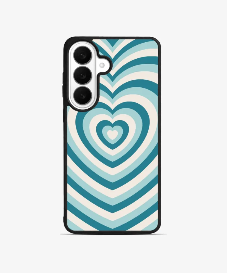 Teal Hearts Magsafe Case Cover for Samsung Galaxy S26