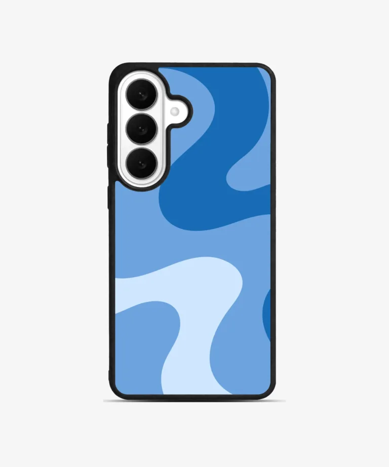 Blue Wavy Magsafe Case Cover for Samsung Galaxy S26