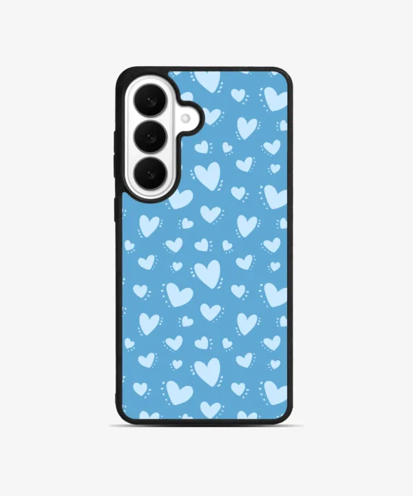 Blue Hearts Magsafe Case Cover for Samsung Galaxy S26