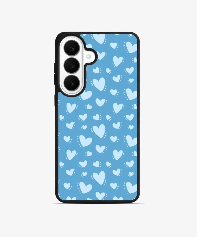 Blue Hearts Magsafe Case Cover for Samsung Galaxy S26