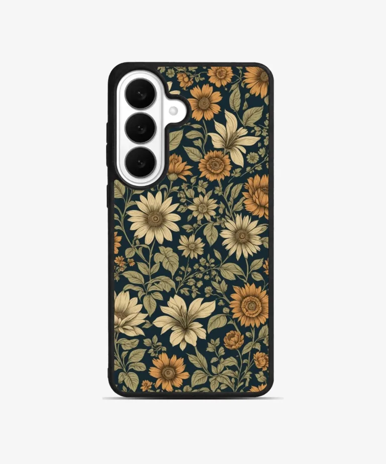 Vintage Floral Magsafe Case Cover for Samsung Galaxy S26