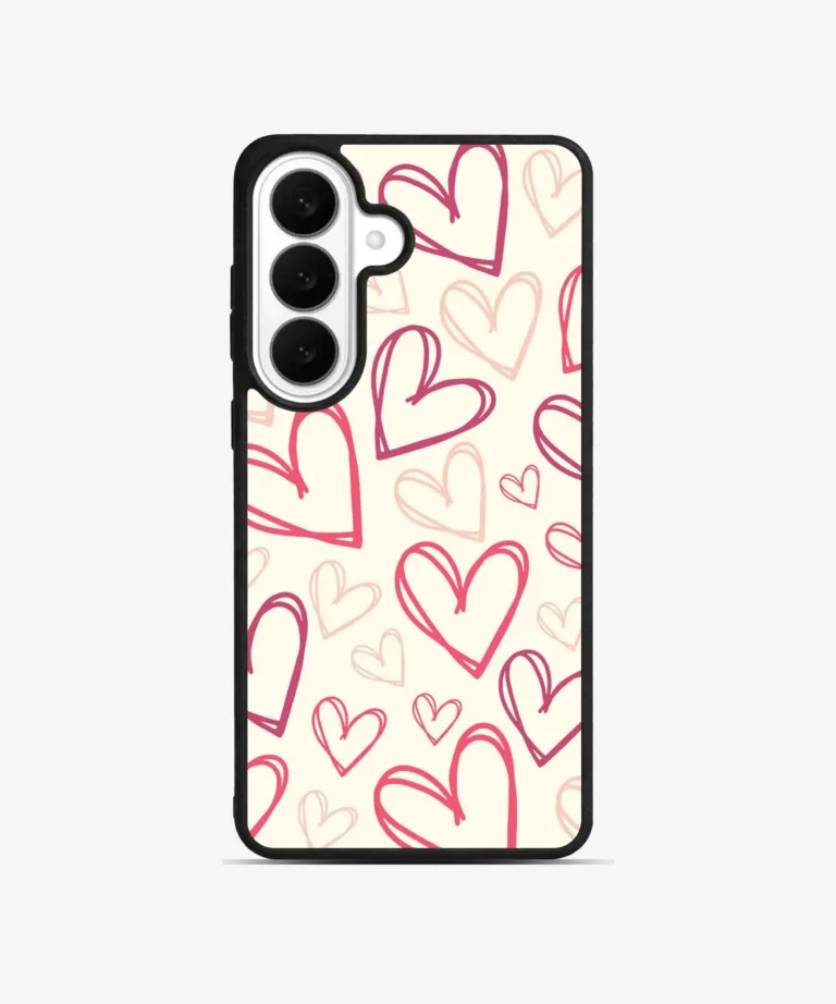 Outline Hearts Magsafe Case Cover for Samsung Galaxy S26