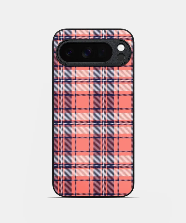 Peach Gingham Magsafe Case for Google Pixel 10 Pro/10 Pro XL