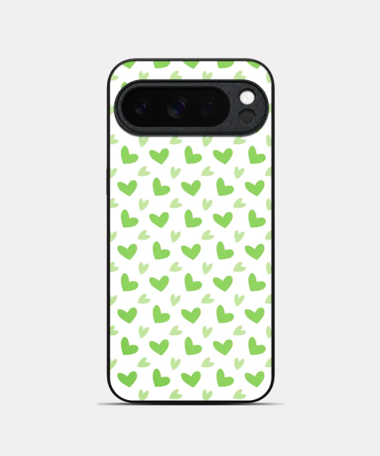 Mint Hearts Magsafe Case for Google Pixel 10 Pro/10 Pro XL