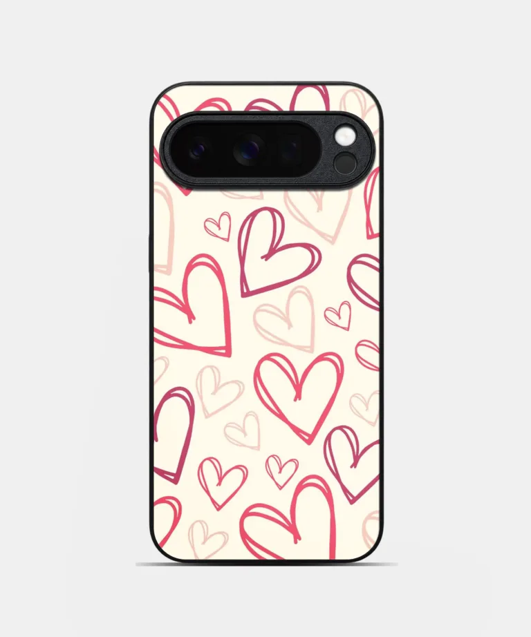 Outline Hearts Magsafe Case for Google Pixel 10 Pro/10 Pro XL