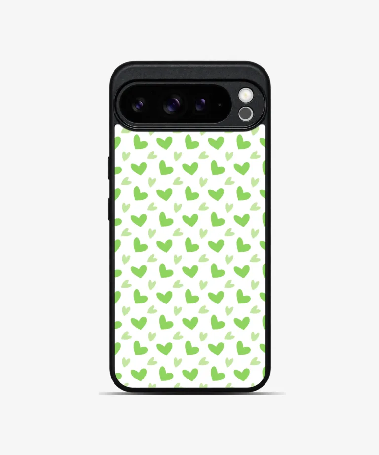 Mint Hearts Magsafe Case for Google Pixel 9 Pro/9 Pro XL