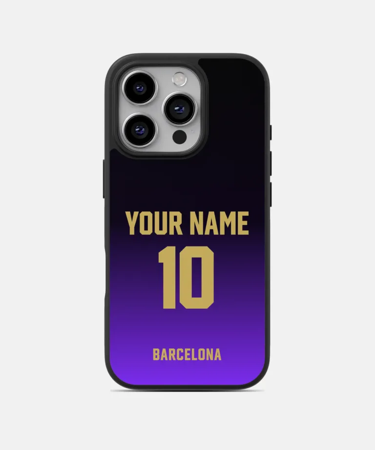 Personalised Barcelona Away Jersey 26/27 Phone Case